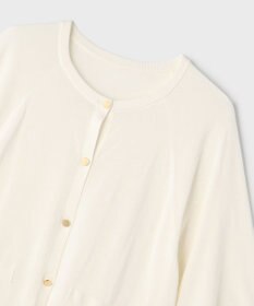 GRACE CONTINENTAL ハイツイストコットンカーディガン