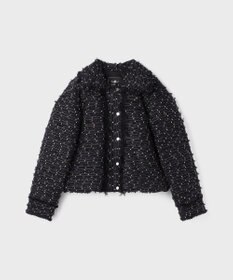 GRACE CONTINENTAL ツイードダウンジャケット