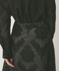 GRACE CONTINENTAL オーナメントロングスカート