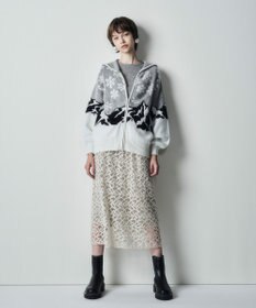 GRACE CONTINENTAL スノージャガードニットフーディ