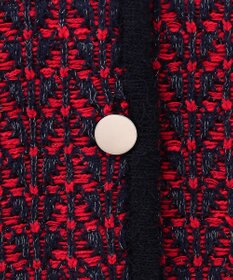 GRACE CONTINENTAL バイカラージャガードニットワンピース