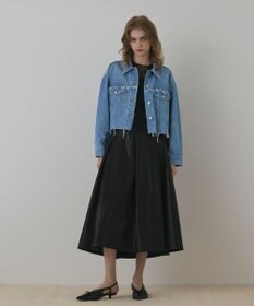 GRACE CONTINENTAL フリンジデニムジャケット