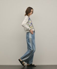 GRACE CONTINENTAL フラワープリントニットカーディガン