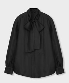 新品　GRACE CONTINENTAL シルク　ボウタイ　長袖シャツ シアーボウタイブラウス / GRACE CONTINENTAL | GRACE