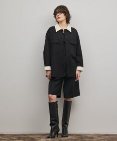 GRACE CONTINENTAL レザーカットシャツ