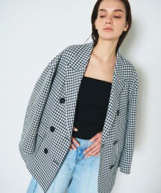 GRACE CONTINENTAL オーバーテーラードジャケット バイカラー