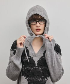 GRACE CONTINENTAL ケミカルレースニットワンピース