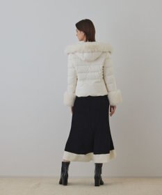 GRACE CONTINENTAL エコファーショートダウンジャケット