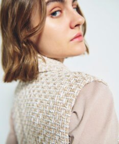 GRACE CONTINENTAL ツイードジレワンピース