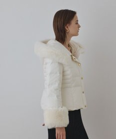 GRACE CONTINENTAL エコファーショートダウンジャケット