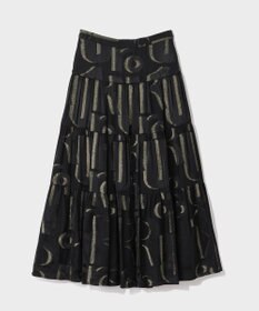 GRACE CONTINENTAL ラメジャガードサテンスカート