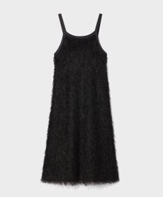 GRACE CONTINENTAL フェザーコンビキャミドレス