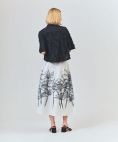 GRACE CONTINENTAL プラージュプリントタックスカート