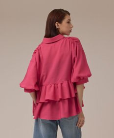 GRACE CONTINENTAL ティアードシャツチュニック