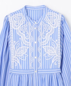 GRACE CONTINENTAL 刺繍シャツワンピース