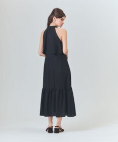 GRACE CONTINENTAL リネンライクホルタードレス