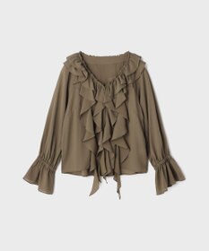 GRACE CONTINENTAL フリルブラウス