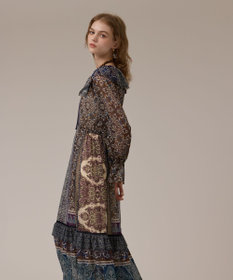 GRACE CONTINENTAL ペイズリープリントドレス