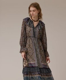 GRACE CONTINENTAL ペイズリープリントドレス