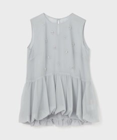 GRACE CONTINENTAL バルーンチュールトップ