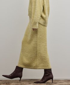 GRACE CONTINENTAL ラメフェザーニットスカート