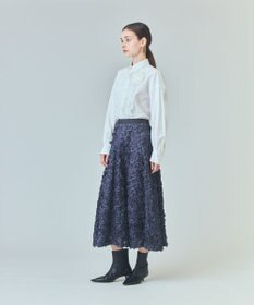 GRACE CONTINENTAL コサージュドレスシャツ