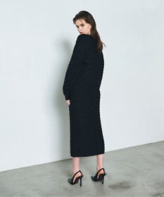 GRACE CONTINENTAL ラメツイードニットカーディガン