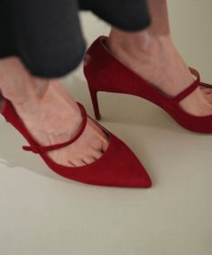 GRACE CONTINENTAL Rupert Sandersonスエードヒール