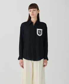 GRACE CONTINENTAL ダブルジョーゼットシャツ