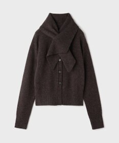 GRACE CONTINENTAL ネップニットカーディガン