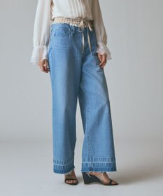 GRACE CONTINENTAL コンビデニムイージーパンツ