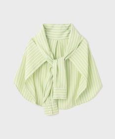 GRACE CONTINENTAL ストライプシャツワンピース