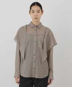 GRACE CONTINENTAL ストール付シャツ
