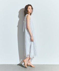 GRACE CONTINENTAL メッシュフラワーレースワンピース
