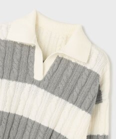 GRACE CONTINENTAL アランポロニットトップ