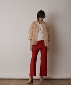 GRACE CONTINENTAL メッシュオーバーシャツ