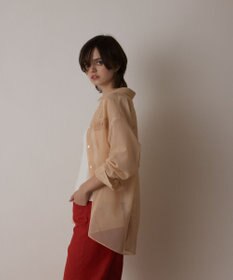 GRACE CONTINENTAL メッシュオーバーシャツ