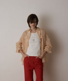 GRACE CONTINENTAL メッシュオーバーシャツ