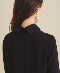 GRACE CONTINENTAL ダブルクロスドレス