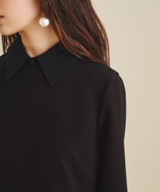 GRACE CONTINENTAL ダブルクロスドレス