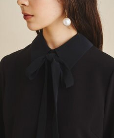 GRACE CONTINENTAL ダブルクロスドレス