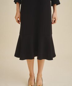 GRACE CONTINENTAL ダブルクロスドレス