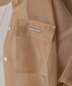 GRACE CONTINENTAL メッシュオーバーシャツ