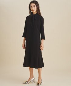 GRACE CONTINENTAL ダブルクロスドレス