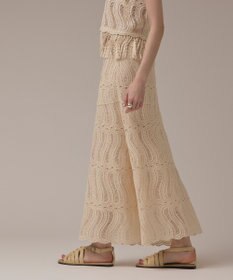 GRACE CONTINENTAL クロシェレーススカート キナリ