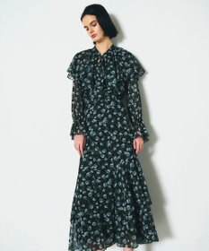 GRACE CONTINENTAL スモールフラワーケープトップ