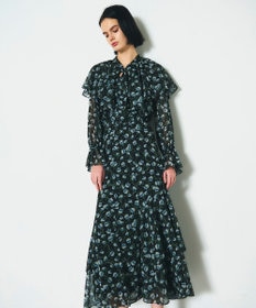 GRACE CONTINENTAL スモールフラワーケープトップ