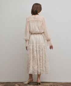 GRACE CONTINENTAL 刺繍チュールスカート