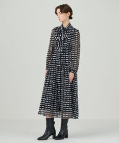 GRACE CONTINENTAL ハートキカプリントワンピース