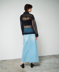 GRACE CONTINENTAL デニムタイトロングスカート